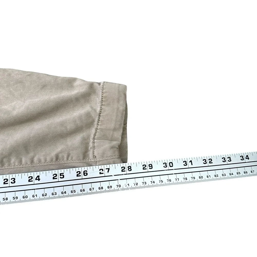 Marine Layer Mens Saturday Beach Pants Tan Cotton Lyocell Stretch Small 14442